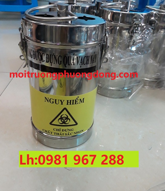 Hộp kim tiêm inox 2 lít y tế 